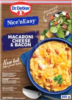 Dr. Oetker Nice 'n Easy Mac Cheese & Bacon 350g