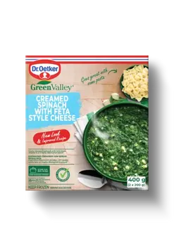 Dr. Oetker Creamed Spinach with Feta Style Cheese