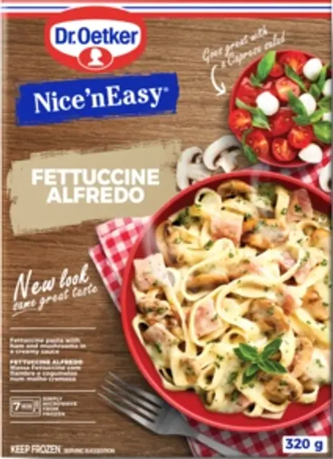 Dr. Oetker Nice 'n Easy Fettuccine Alfredo 320g
