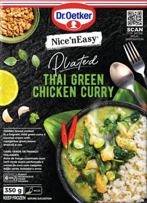 Dr. Oetker Nice 'n Easy Thai Green Chicken Curry 350g