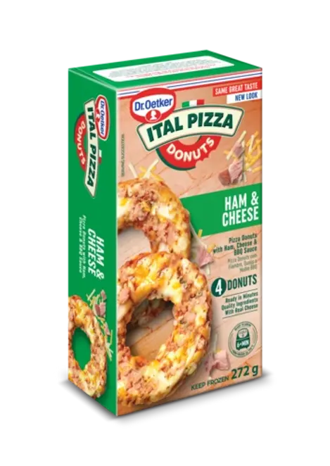 Dr. Oetker Ital Pizza Donuts Ham & Cheese 272g