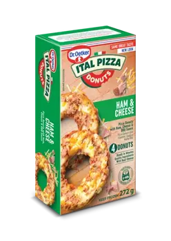 Dr. Oetker Ital Pizza Donuts Ham & Cheese 272g